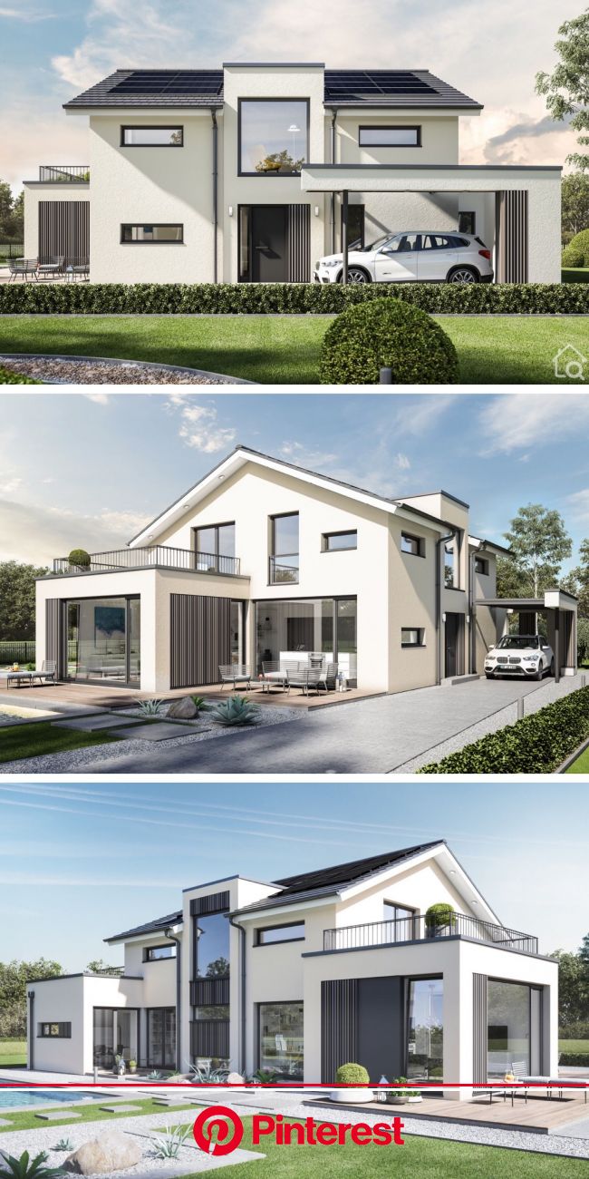 Einfamilienhaus Neubau modern mit Satteldach | Haus design, Architektur haus, Grundriss mehrfamilienhaus