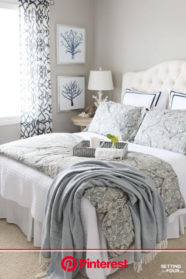 Guest Room Refresh - Bedroom Decor | Guest bedroom makeover, Guest bedroom design, Guest bedroom decor