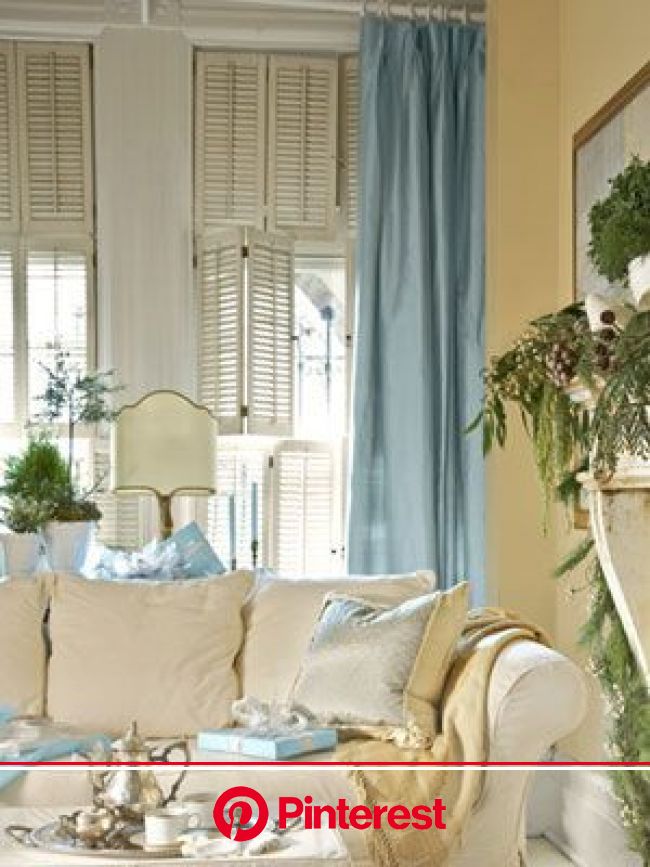 18 Rules for Decorating with Blue and White | Blue curtains living room, Blue living room, Blue living room decor