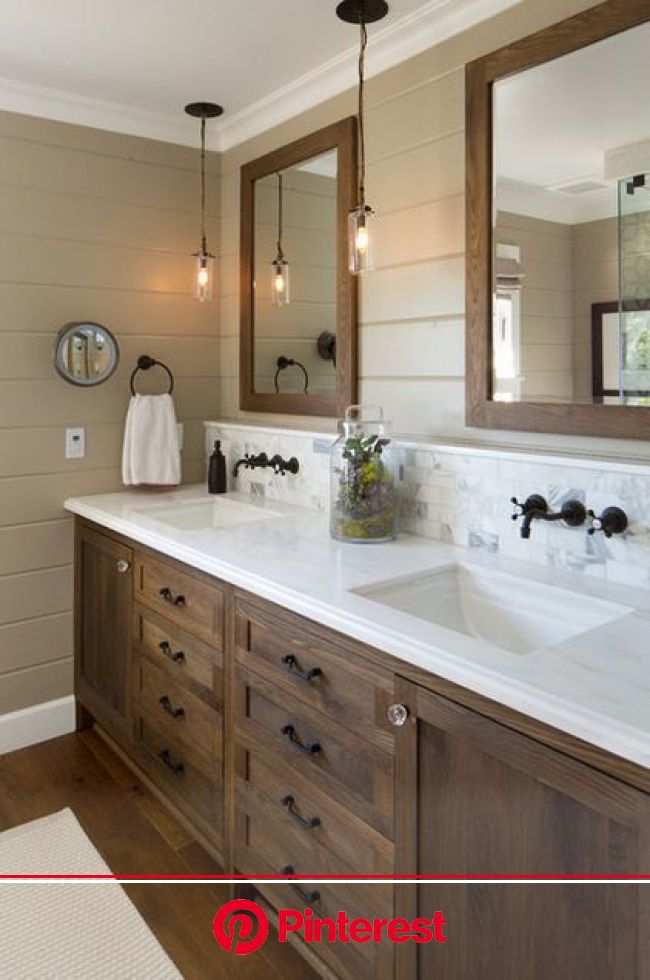 Beautiful ranch style coastal home in San Diego, California | Bathroom remodel master, Farmhouse bathroom decor, House bathroom